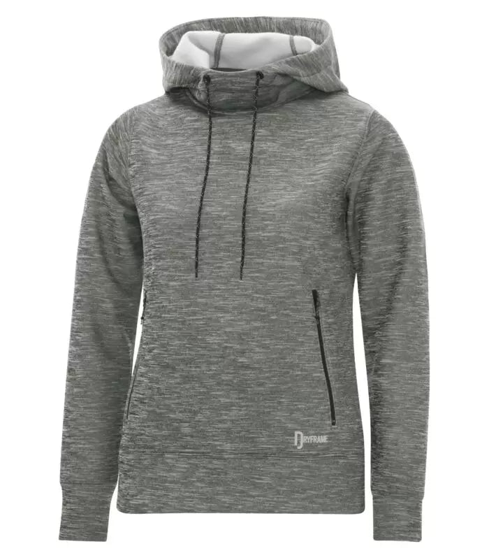 Custom Dryframe Dry Tech Water Resistance Fleece Ladies Hoody-Hoodies Canada