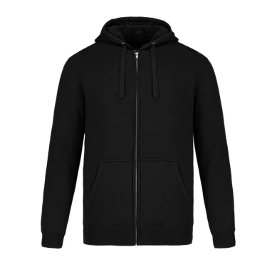 Custom Yolo Adult Full-Zip Hooded Sweatshirt w/ Sherpa Fleece-Hoodies Canada