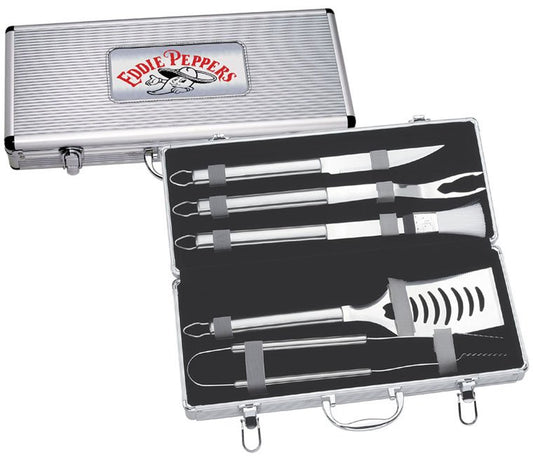 Logo Home Works 5 Piece Deluxe BBQ Set