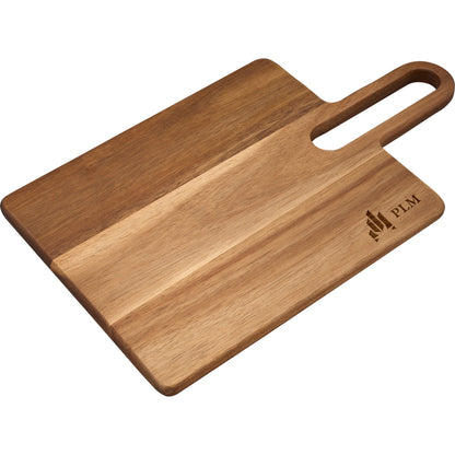 Logo Oblong Acacia Cutting Board