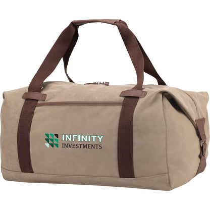 Logo Urban Peak® Everyday 16oz Cotton Canvas Duffel