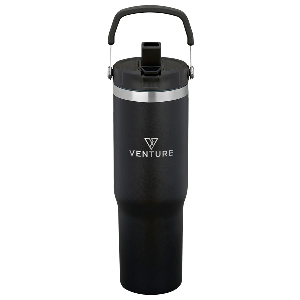 Logo 28oz Urban Peak® Pinnacle Flip Straw Tumbler