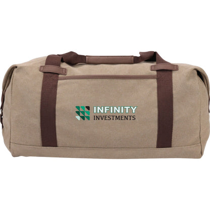 Logo Urban Peak® Everyday 16oz Cotton Canvas Duffel