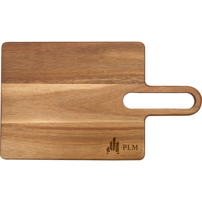 Logo Oblong Acacia Cutting Board