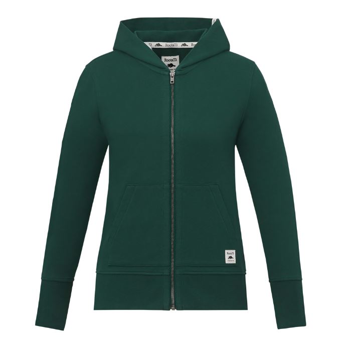 Custom Roots 73 Canmore Eco Full Zip Hoody - Ladies-Hoodies Canada